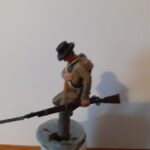 Confederate soldier in hat hit in chest photo review