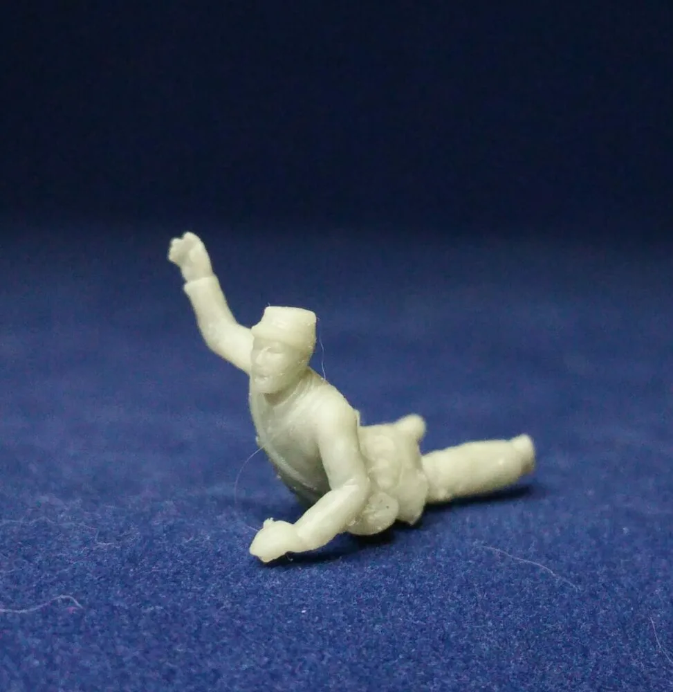 Wounded Union soldier stretching for help in Kepi - Image 3