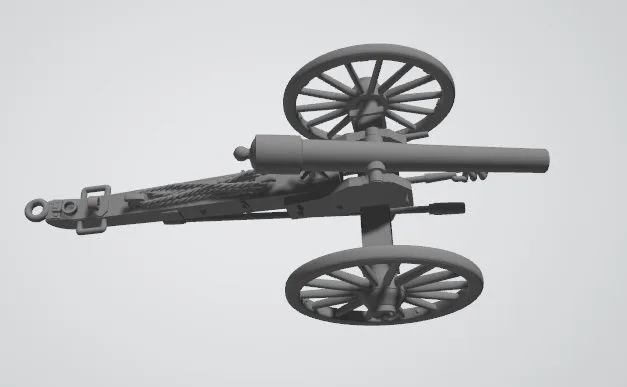 M1863 10 pdr (2.9" - 3") Parrot rifle full equipment - Image 2