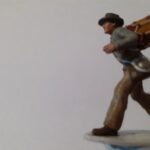 Confederate drummer with drum on back w photo review