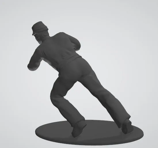 Confederate canoneer in kepi moving cannon wheel - Image 2