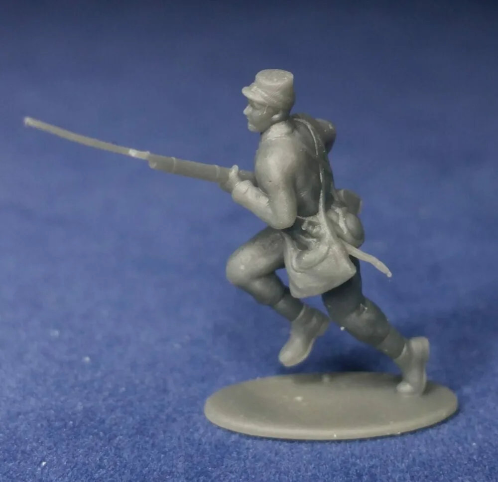 Infantry charging, pants in sock and kepi w - Image 2