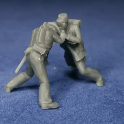 Soldiers hand to hand kepi and hat