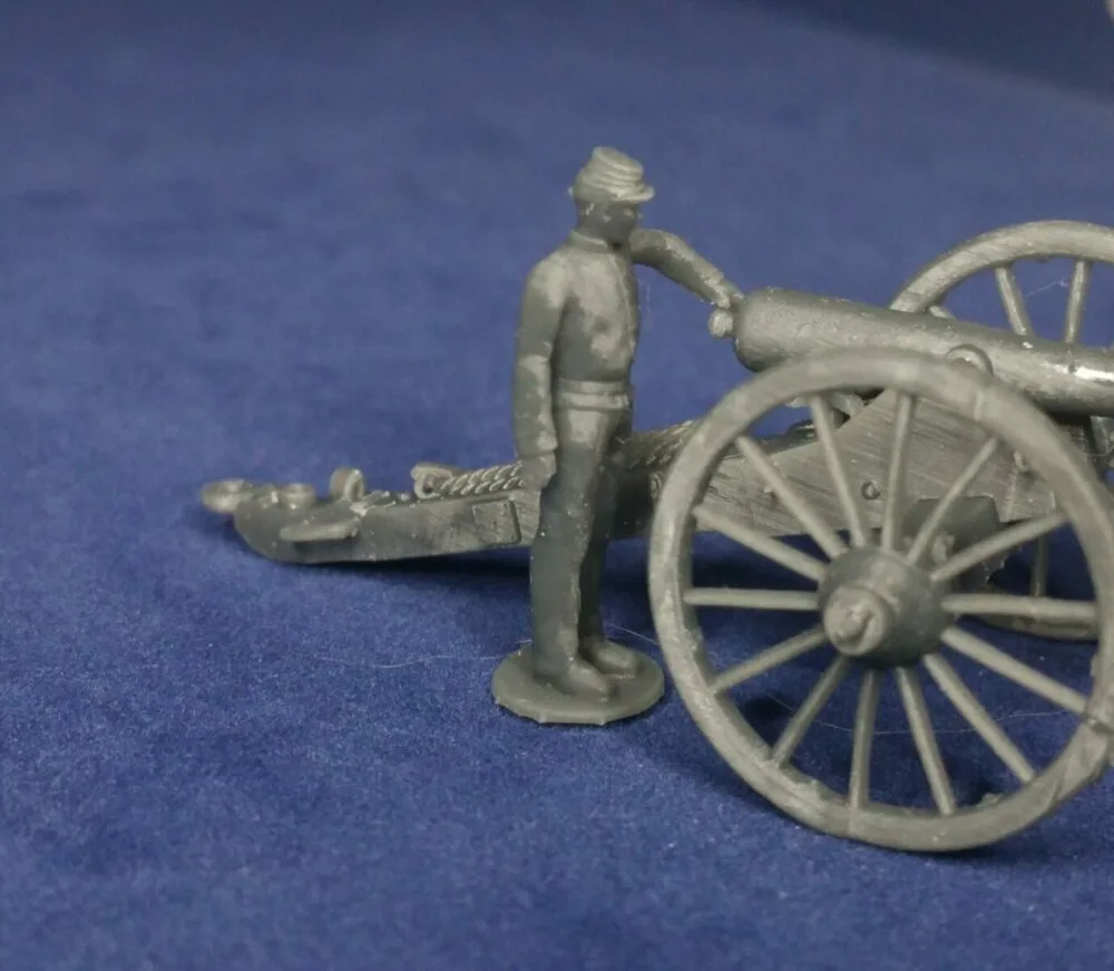 Confederate canoneer no 3 man in kepi thumbs vent - Image 2