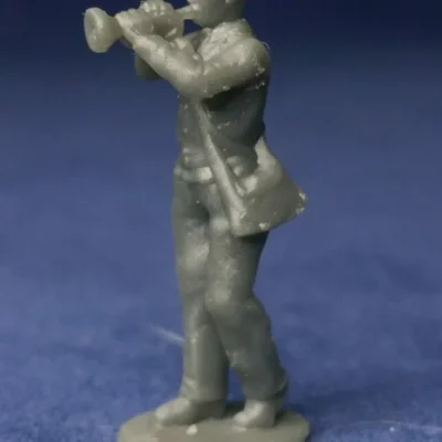 Confederate trumpet player