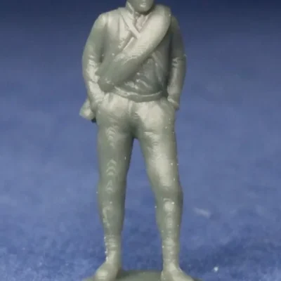 Confederate prisoner in hat