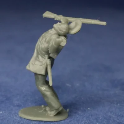 Soldier hit by bullet hat