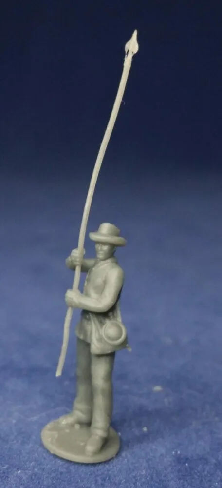 Confederate colorbearer standing still - Image 2