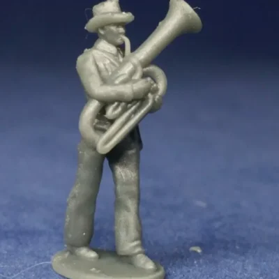 Confederate tuba player