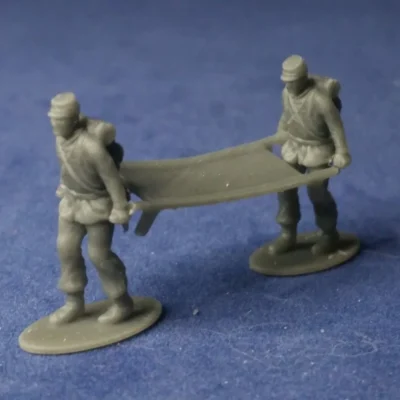 Union stretcher bearers in kepi