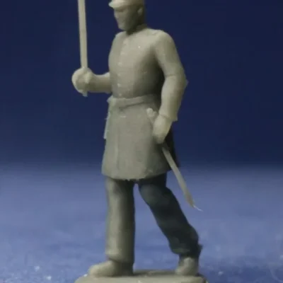 Union officer advancing