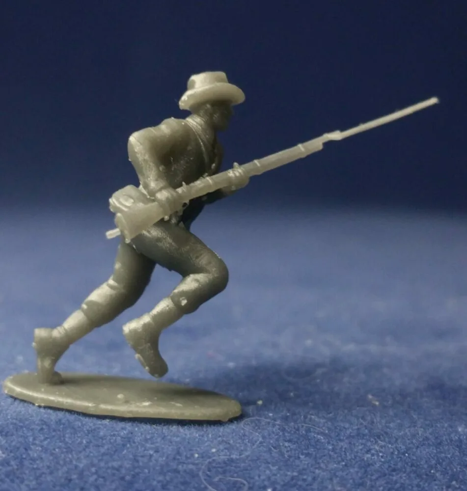 Infantry charging, pants in sock and hat w - Image 3