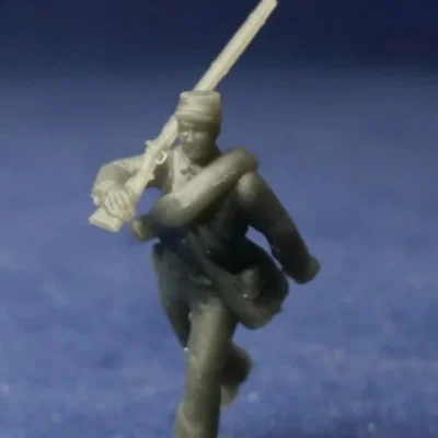 Confederate marching blanket roll and kepi 02 w