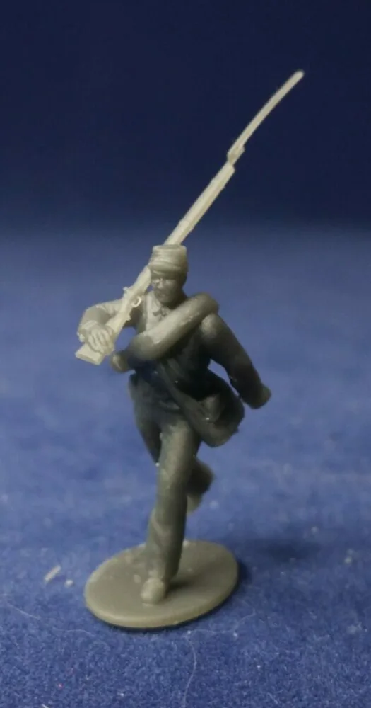 Confederate marching blanket roll and kepi 02 w