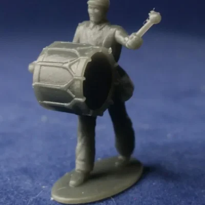 Union big drum musician w