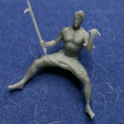 Indian Mahout with top knot