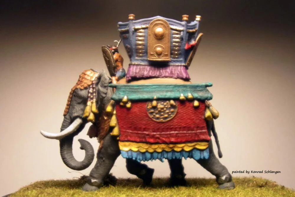 Indian War Elephant with Tower and accessories - Image 2