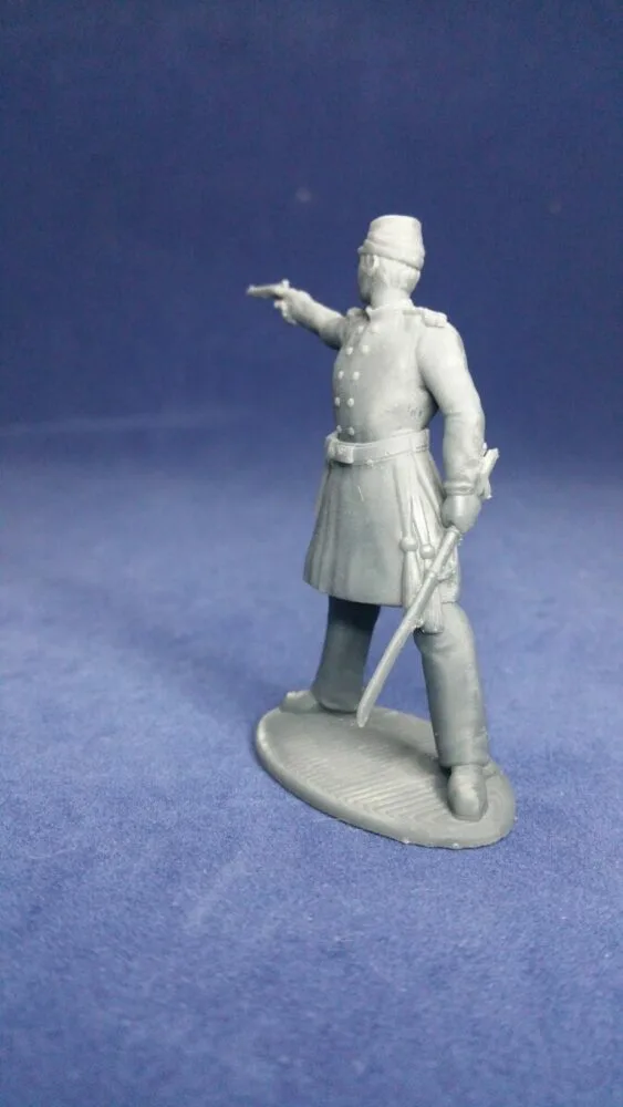 U.S. Marine Officer firing revolver - Image 4