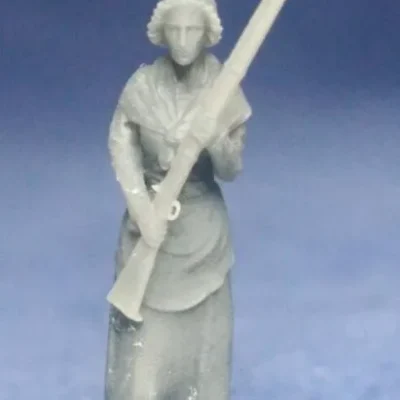 French citizen with musket advancing