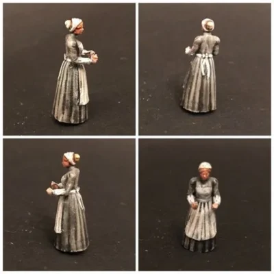 Nurse with bottle in hand