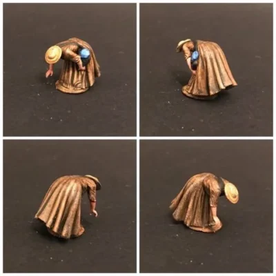 Woman on field assisting doctor