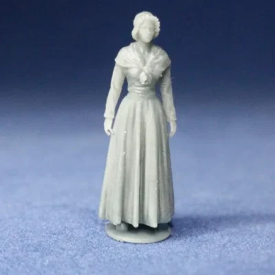 French citizen standing still (without apron)