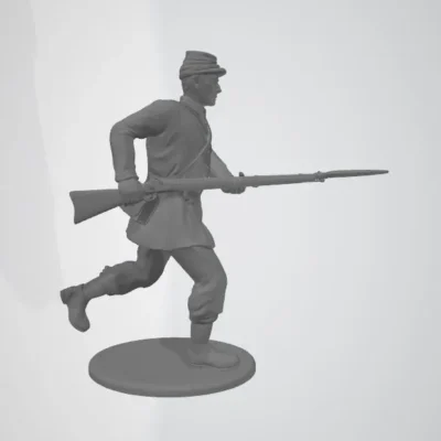 Union private charging enemy