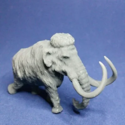 Woolly Mammoth trunk inwards