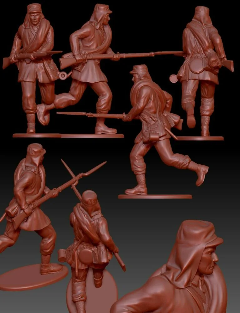 Union soldier with havelock - Image 2