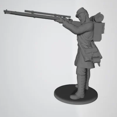 Berdan's sharpshooter standing firing (In beard)