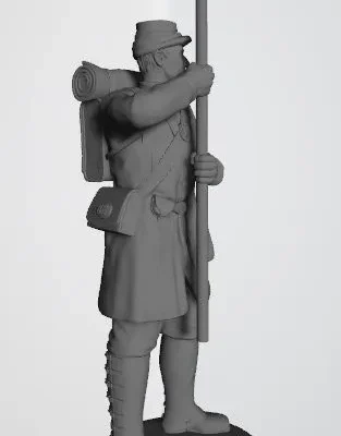 Berdan's sharpshooter flag bearer (no flag)