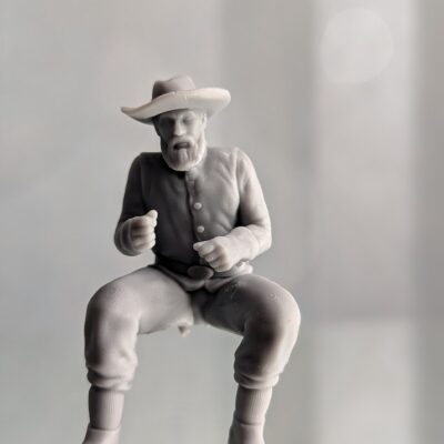 Confederate wagon driver