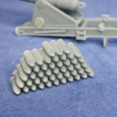 Pile of 30 pounder parrott ammunition L