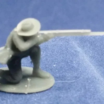 Confederate sharpshooter in hat