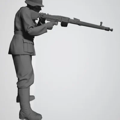 German machine gunner (without rifle pouches)