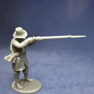 Iron Brigade private firing rifle