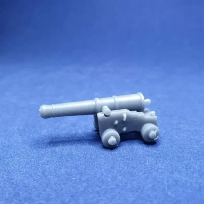 18 pounder long gun on truck carriage