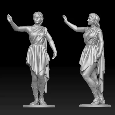 Ancient roman dancer