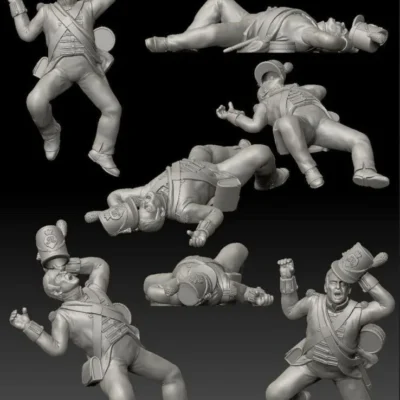 British 27th "Inniskillin" Regiment of Foot-Waterloo 1815 Casualties on back