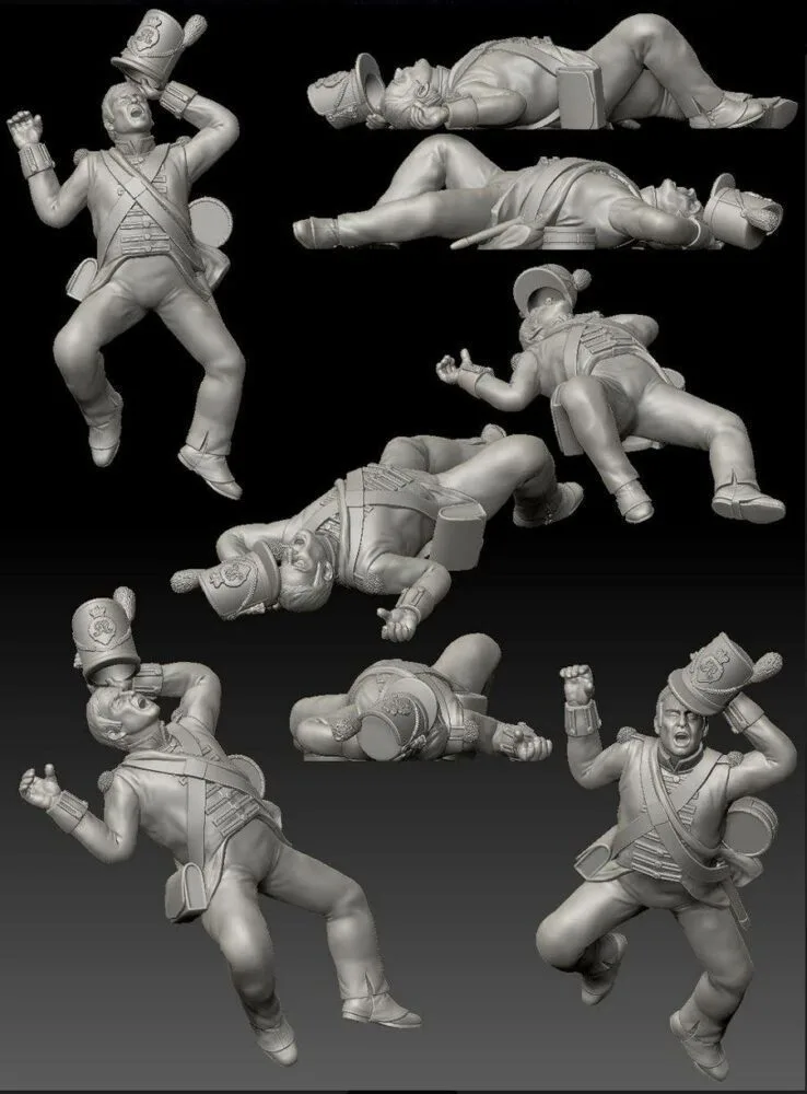 British 27th "Inniskillin" Regiment of Foot-Waterloo 1815 Casualties on back