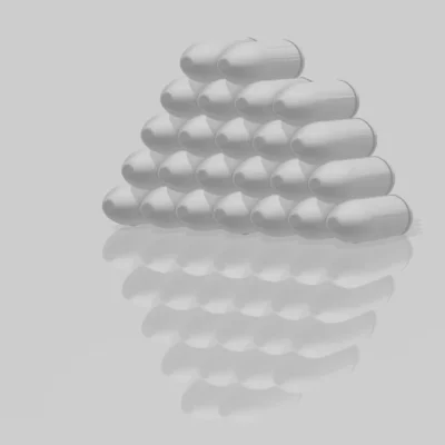 Pile of 30 pounder parrott ammunition S