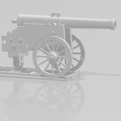 Canon de 16 Gribeauval - French 16pdr Fortress Gun, Napoleonic