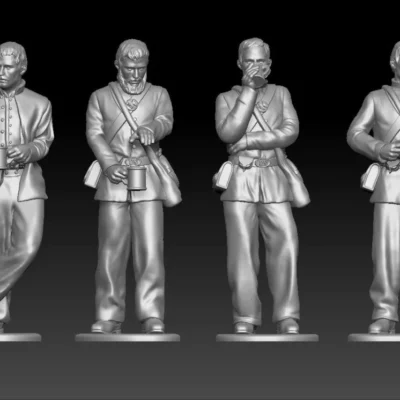 Crew set for coffee wagon (crew only no wagon)