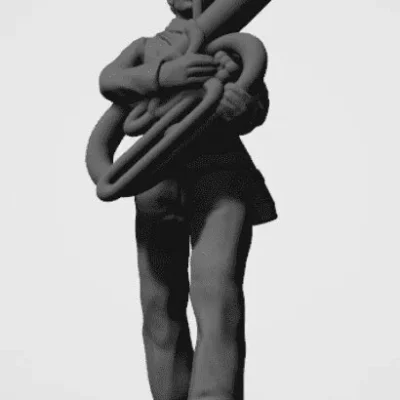 Soldier Tuba confederate Forage Cap