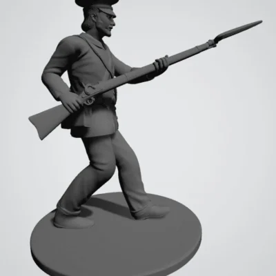 soldier with gun wheel cap