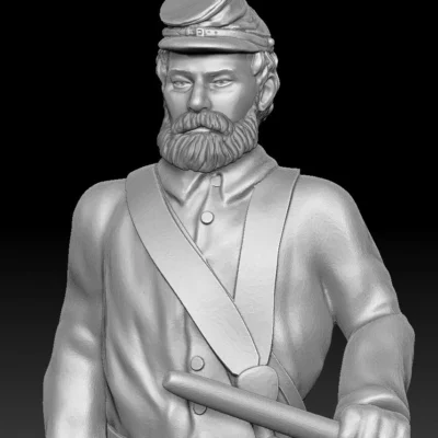 Drummer walking Forage Cap medium beard