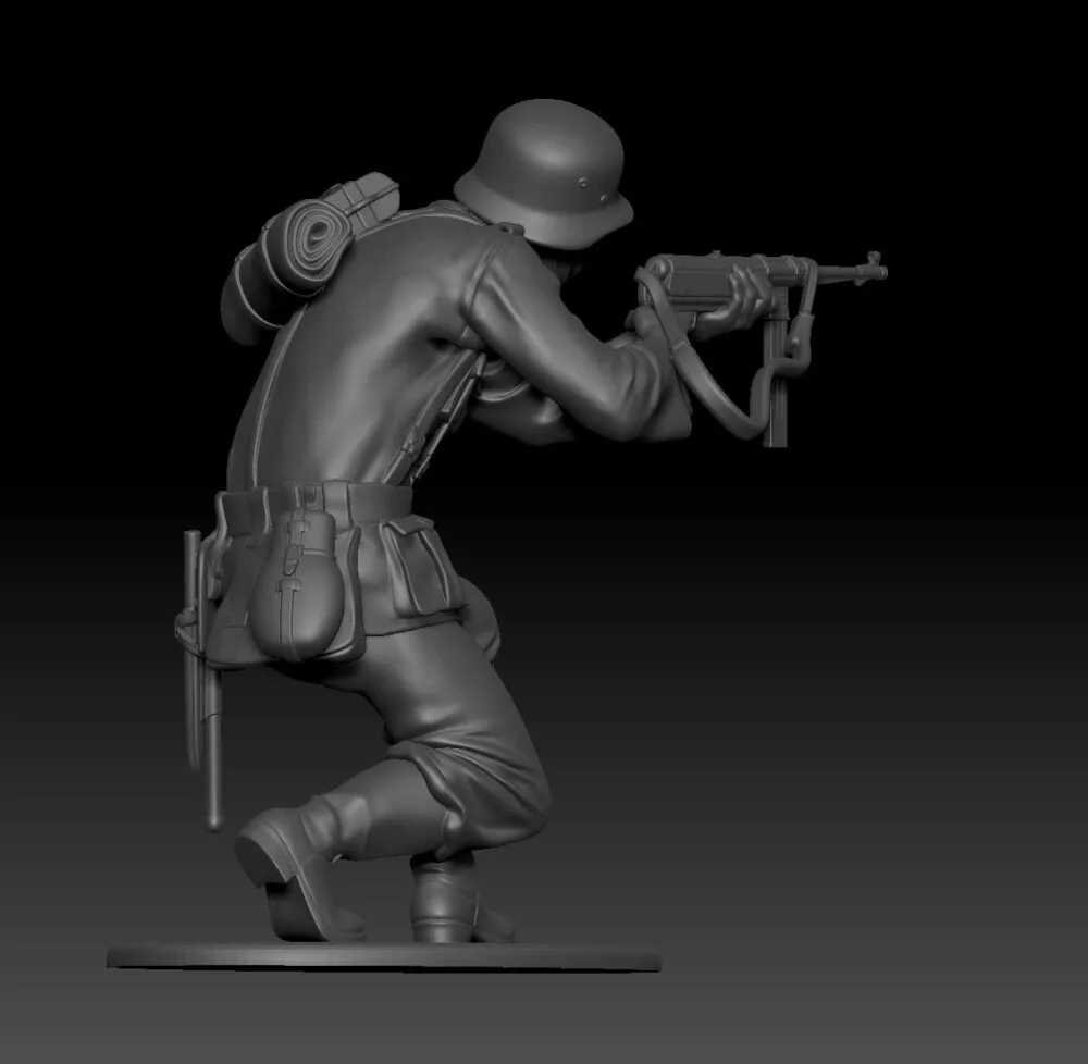 German soldier shooting crouched AS - Image 2