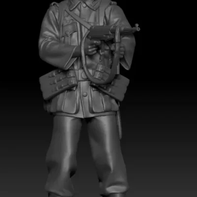 German soldier shooting from chest AS