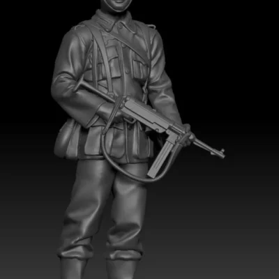 German soldier standing guard AS