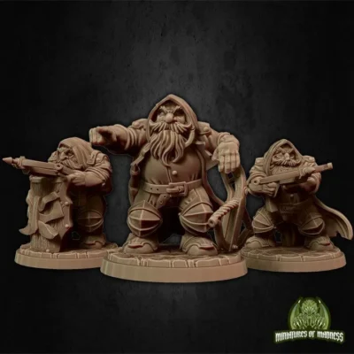 Male Soldier set of three with Crossbows MoM